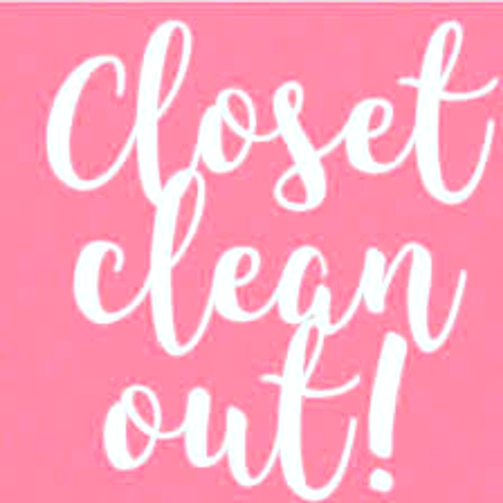 Clearing out my closet!